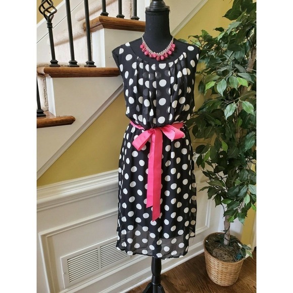 Olivia Matthews Women's Dress size 1X Polka Dot - Picture 1 of 10